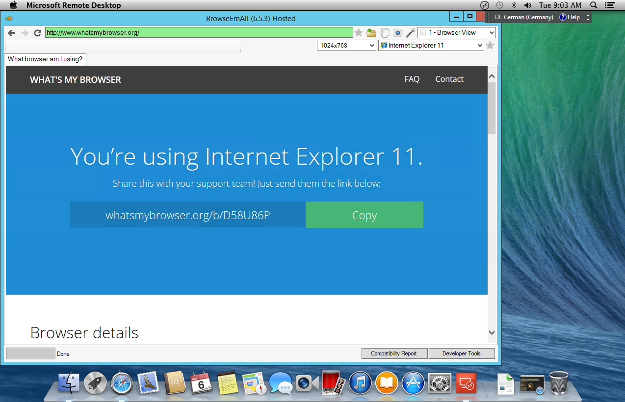 Download internet explorer 10 mac
